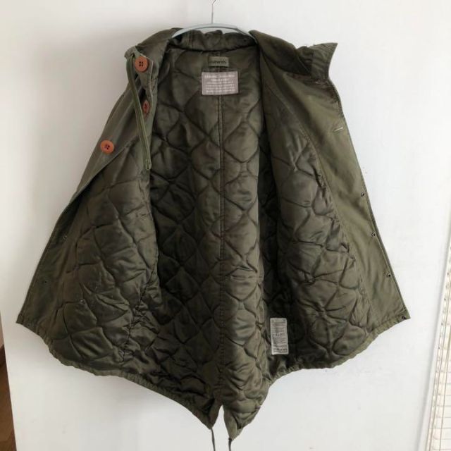 得価100%新品 MAHARISHI - Maharishiマハリシ 切り替えモッズコート