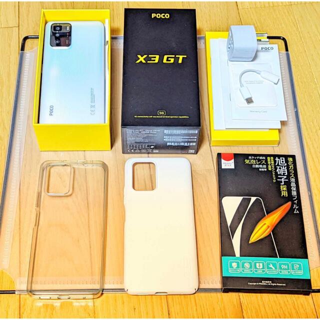【専用】POCO X3GT クラウドホワイト 8GB/256GB グローバル版スマートフォン/携帯電話