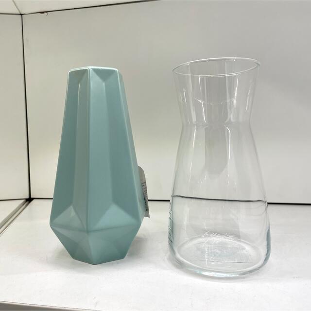 IKEA(イケア)の【新品】IKEA イケア フラワーベース 花瓶 2点 リーヴスロング・カラッフ インテリア/住まい/日用品のインテリア小物(花瓶)の商品写真
