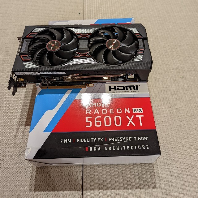 6GBメモリ規格radeon rx 5600 xt sapphire