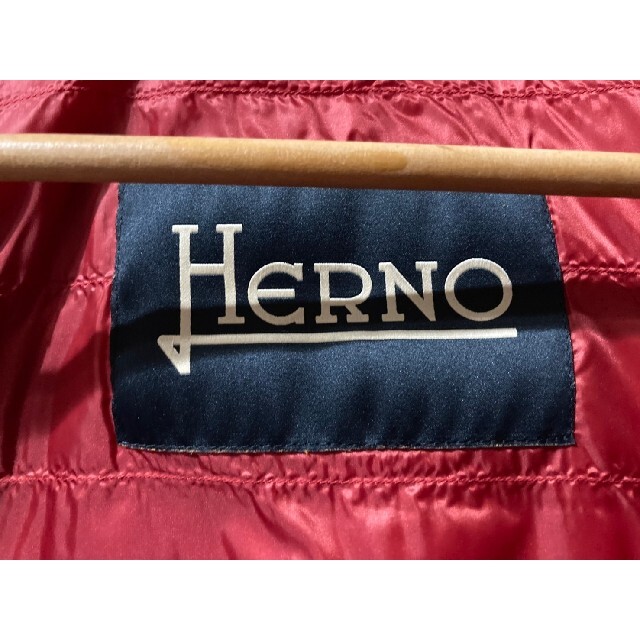 ダウンベスト HERNO ヘルノ フェザー サイズ46 ほぼ未使用