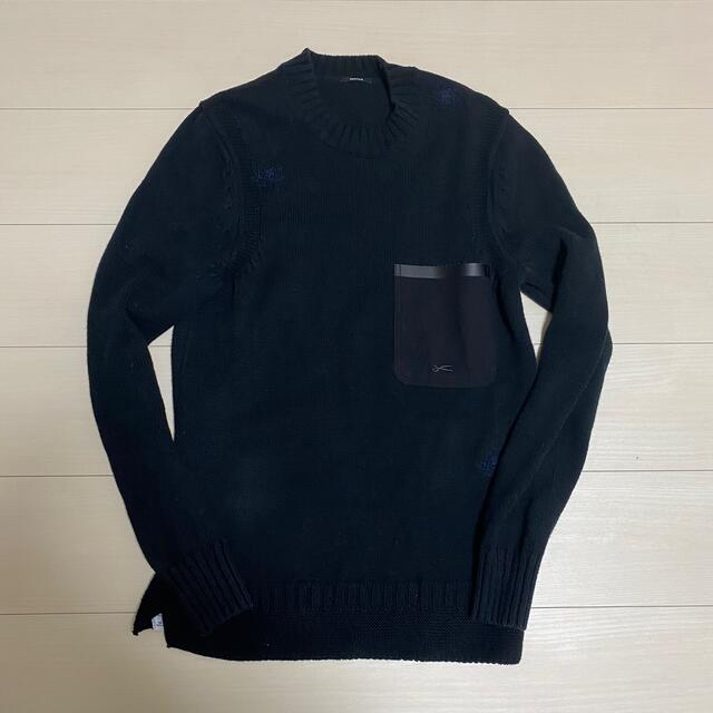 DENHAM(デンハム)のDENHAM  e-ridge cotton wool knit メンズのトップス(ニット/セーター)の商品写真