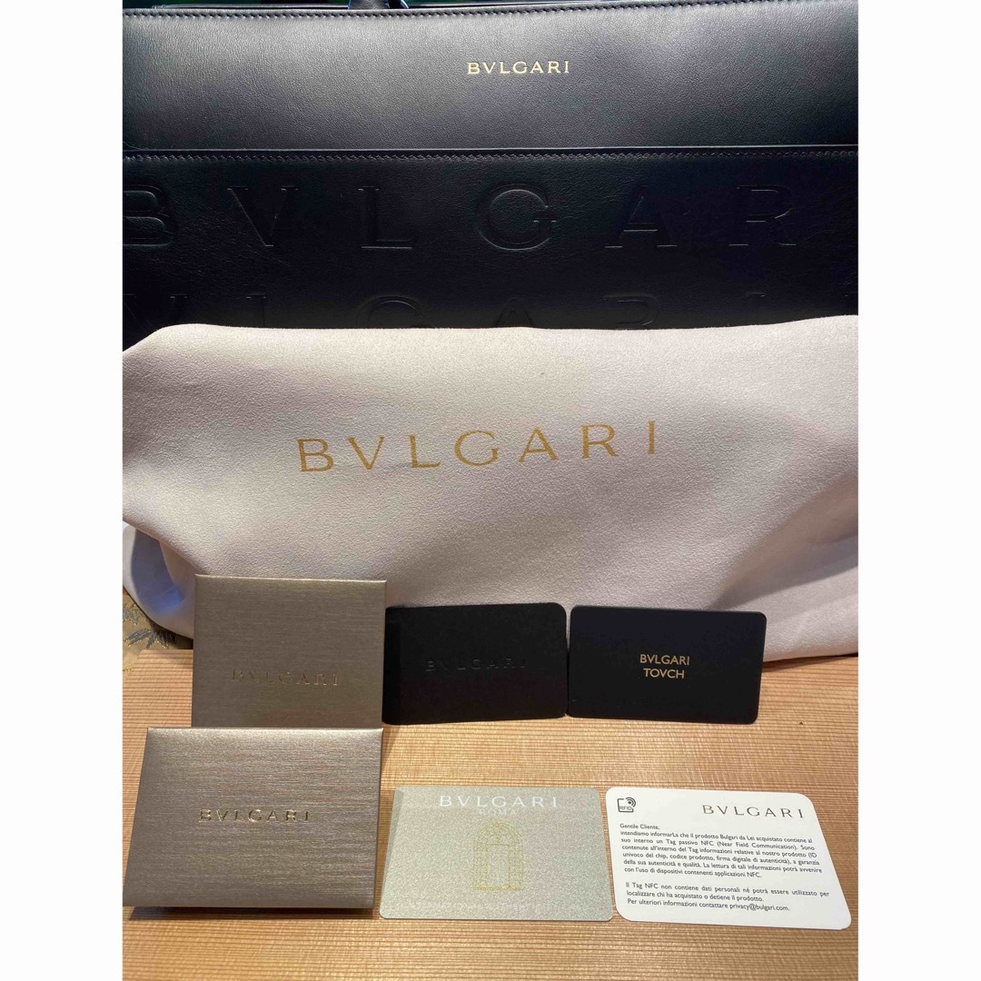 【美品】BVLGARI ブルガリ ビーゼロワン レザー ゴールド金具  A4