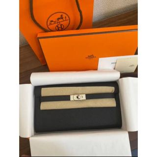 エルメス(Hermes)のダイアナ様専用 エルメス ケリーロングトゥーゴー ブラック×シルバー 新品(ショルダーバッグ)