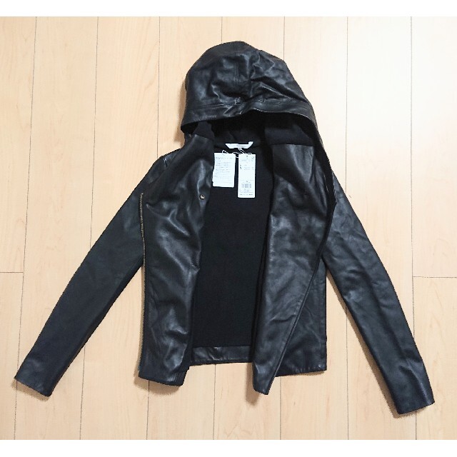 2 新品 HELMUTLANG FTTD LTR JK レザージャケット 黒