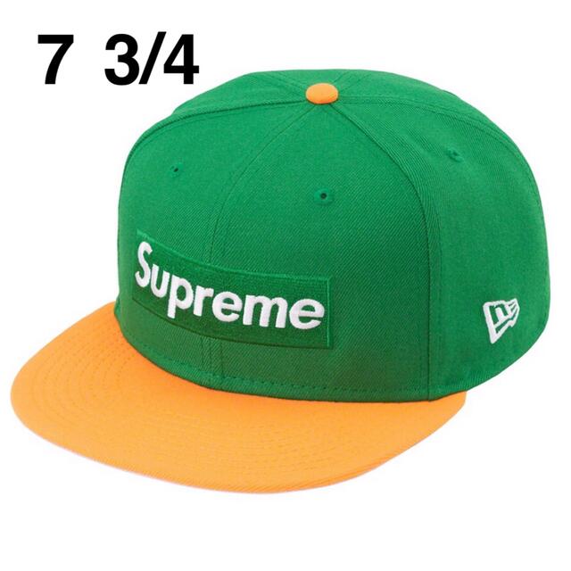 Supreme 2-Tone New Era 緑 7 3/4帽子