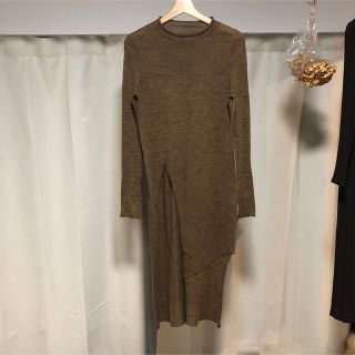 ザラ(ZARA)の【ZARA】深めスリットワンピース(ロングワンピース/マキシワンピース)