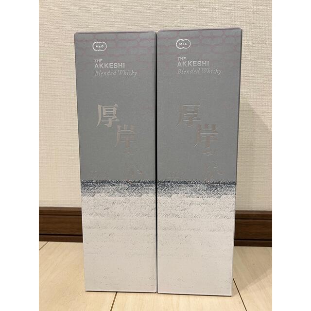 食品/飲料/酒厚岸　ウィスキー　大寒　だいかん　700ml 48度　2本　箱付　送料込