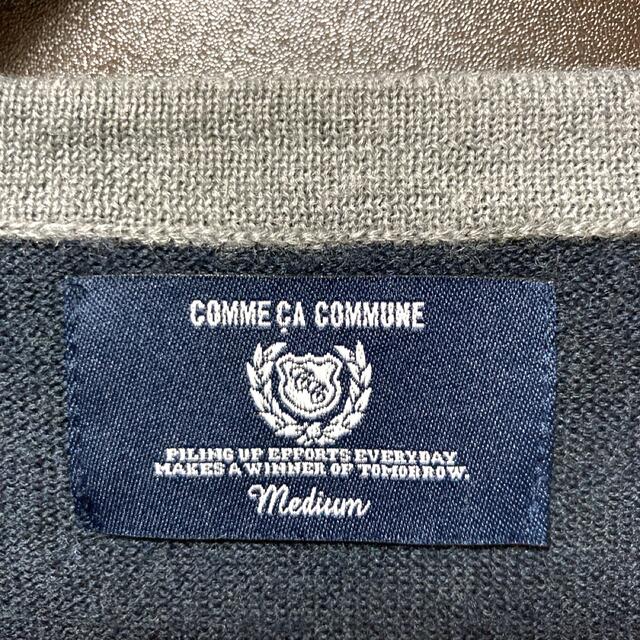 COMME CA COMMUNE(コムサコミューン)のCOMME CA COMMUNE  コムサ　コミューン　Vネック　ニット レディースのトップス(ニット/セーター)の商品写真