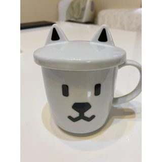 ソフトバンク(Softbank)のソフトバンクお父さん犬マグカップ(蓋付き)(ノベルティグッズ)