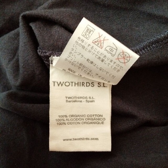 TWOTHIRDS　半袖Tシャツ　メンズ　S メンズのトップス(Tシャツ/カットソー(半袖/袖なし))の商品写真