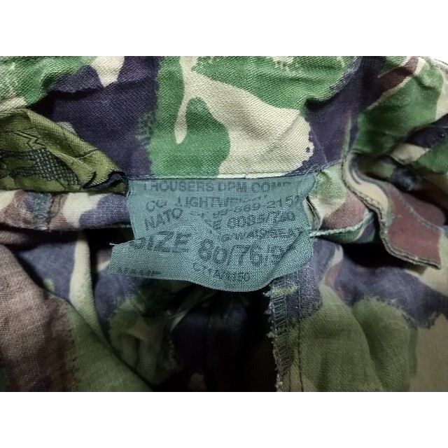 DPM COMBAT カーゴパンツ 迷彩柄 807692 ミリタリー イギリス軍 メンズのパンツ(ワークパンツ/カーゴパンツ)の商品写真