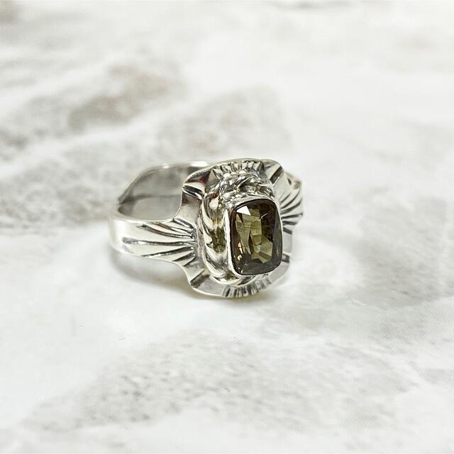 カラーチェ】 シルバー925 カラーチェンジ ガーネット リングの通販 by