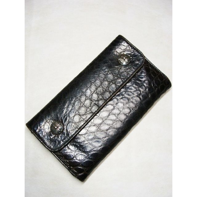 注意事項CHROME HEARTS WAVE WALLET 本革レザー　長財布