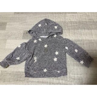 ベビーギャップ(babyGAP)のbabyGAP｜ベビーギャップ｜アウター｜パーカー｜グレー｜スター｜美品(トレーナー)