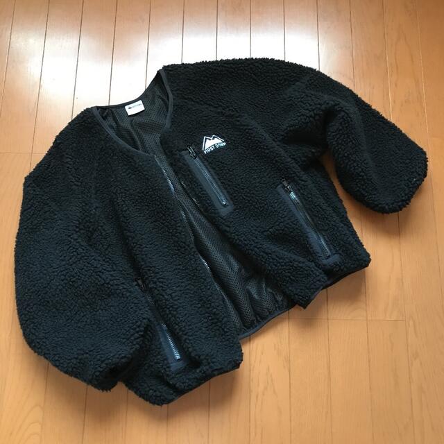 THE NORTH FACE(ザノースフェイス)の【美品】FIRSTDOWN ファーストダウンブラックボアショートブルゾンLサイズ レディースのジャケット/アウター(ブルゾン)の商品写真