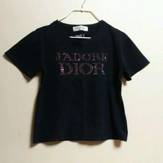 クリスチャンディオール(Christian Dior)のDiorラインストーンＴシャツ(Tシャツ(半袖/袖なし))