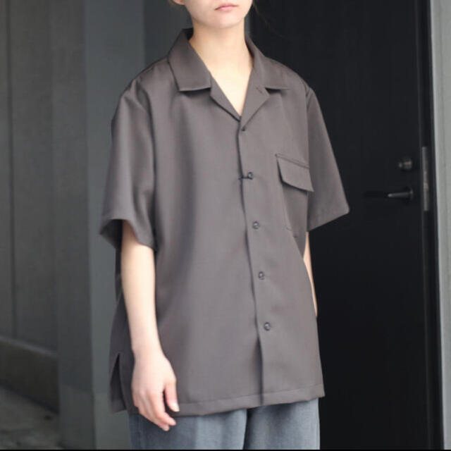 stein(シュタイン)のSTEIN WOOLGABADINE DOWN PATTERN SS SHIRT メンズのトップス(シャツ)の商品写真