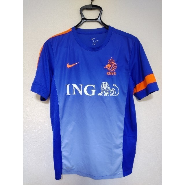 オランダ代表 ユニフォーム Lサイズ サッカー NIKE ナイキ 半袖 青 | フリマアプリ ラクマ
