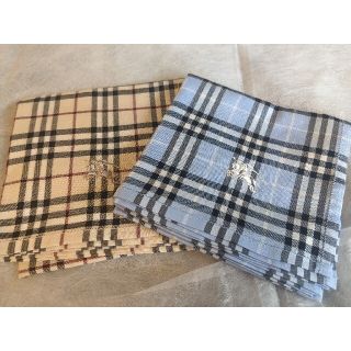 バーバリー(BURBERRY)のバーバリーハンカチ2枚セット(ハンカチ/ポケットチーフ)