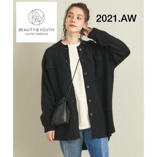 ビューティアンドユースユナイテッドアローズ(BEAUTY&YOUTH UNITED ARROWS)のビューティアンドユース　シャツ型ニット　カーディガン(シャツ/ブラウス(長袖/七分))