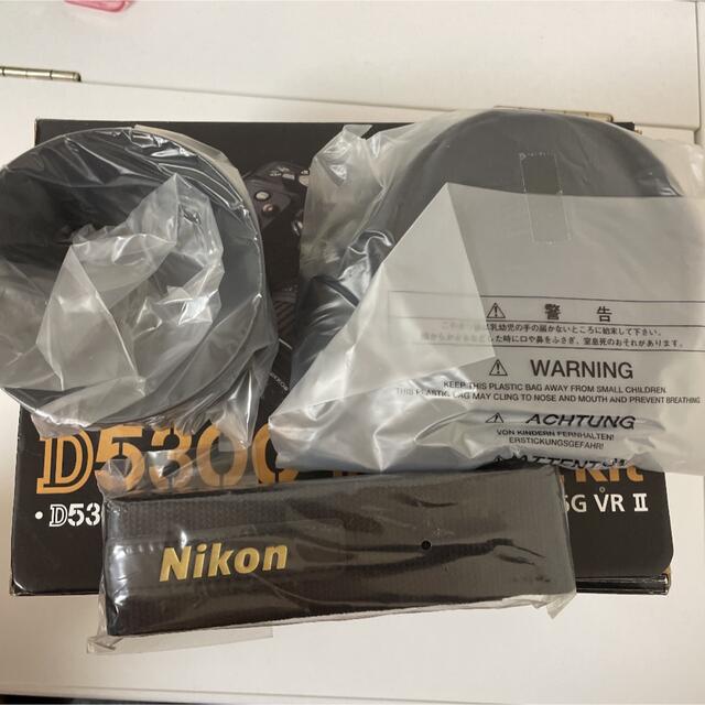 Nikon D5300 18-55 VR2 ダブルズームキットBLACK有コンパクトフラッシュカード