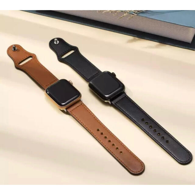 土屋鞄 レザーウォッチバンド AppleWatch用 アップルウォッチ ブラック