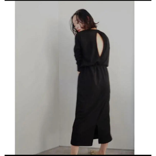 TODAYFUL(トゥデイフル)の長屋なぎさ　aluna   RIB Long sleeve one-piece レディースのワンピース(ロングワンピース/マキシワンピース)の商品写真