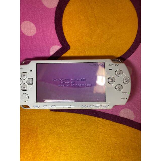 PlayStation Portable(プレイステーションポータブル)のPSP2000ホワイト乙女スペシャルセット エンタメ/ホビーのゲームソフト/ゲーム機本体(携帯用ゲーム機本体)の商品写真