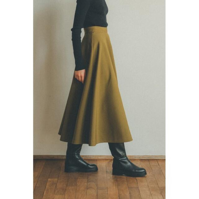 DOUBLE CROSS CIRCULAR SKIRT