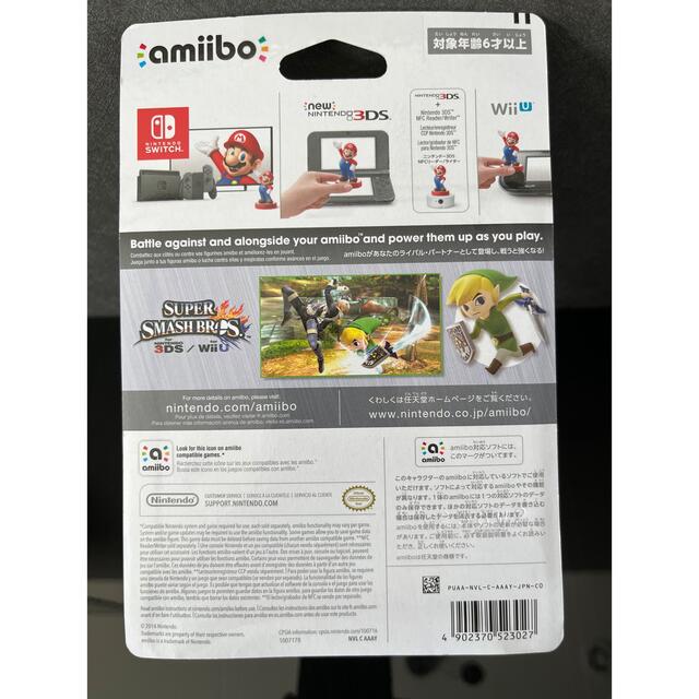 Nintendo Switch(ニンテンドースイッチ)のamiibo トゥーンリンク（大乱闘スマッシュブラザーズシリーズ） エンタメ/ホビーのフィギュア(ゲームキャラクター)の商品写真