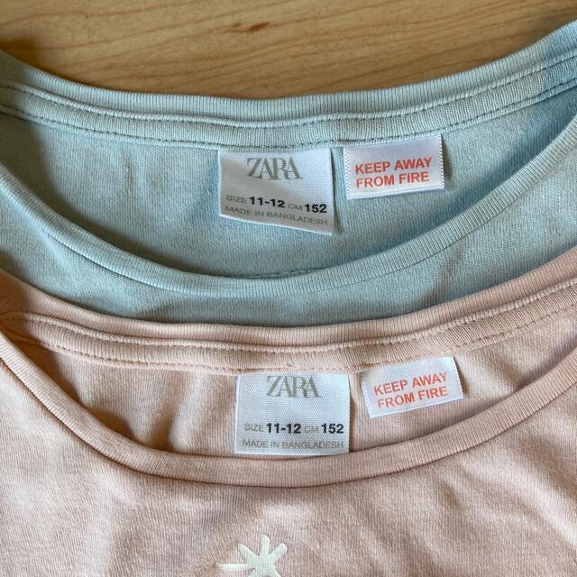 ZARA KIDS(ザラキッズ)のZARA KIDS ルームウエア　2着セット　150 キッズ/ベビー/マタニティのキッズ服女の子用(90cm~)(パジャマ)の商品写真