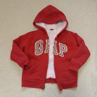 GAP　110　パーカー　赤(ジャケット/上着)