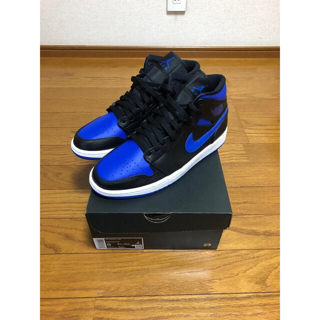 靴/シューズ新品　Nike Air Jordan 1 Mid Royal 27.0㎝