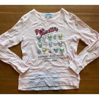 ポンポネット(pom ponette)のポンポネット ピンク 長袖　カットソー　140 ロンT(Tシャツ/カットソー)