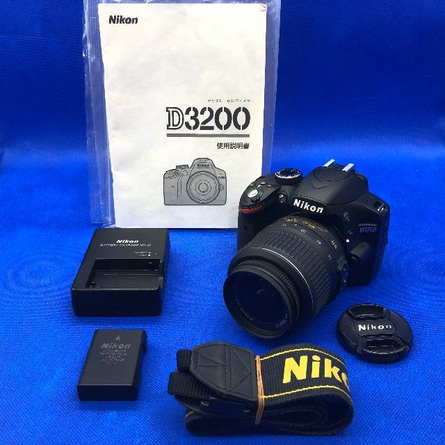 Nikon(ニコン)のNikon D3200　標準レンズ スマホ/家電/カメラのカメラ(デジタル一眼)の商品写真