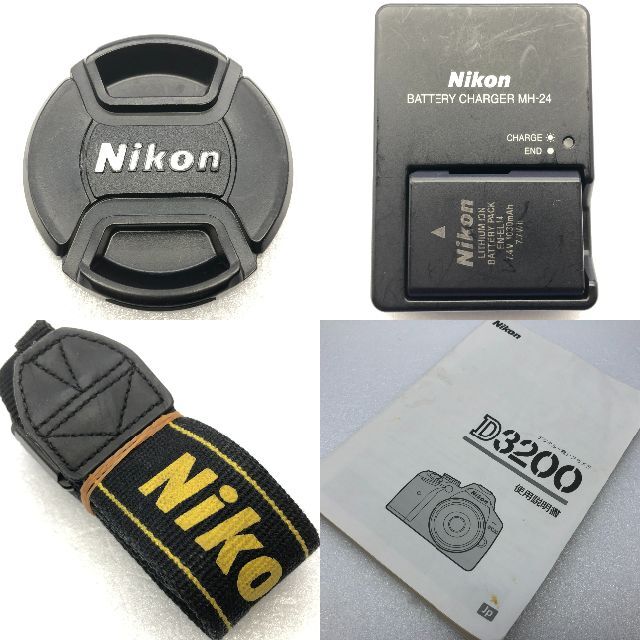 Nikon(ニコン)のNikon D3200　標準レンズ スマホ/家電/カメラのカメラ(デジタル一眼)の商品写真
