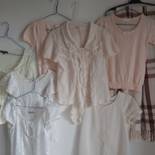 プライムパターン(PRIME PATTERN)のトップス可愛い系洋服set春物さくら桜(カットソー(半袖/袖なし))