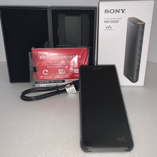 SONY(ソニー)のSONY NW-ZX507 ブラック スマホ/家電/カメラのオーディオ機器(ポータブルプレーヤー)の商品写真