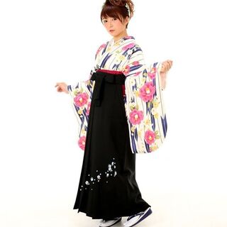 袴セット ジュニア用へ直し 135～150cm 袴色選択可能 NO26879(和服/着物)