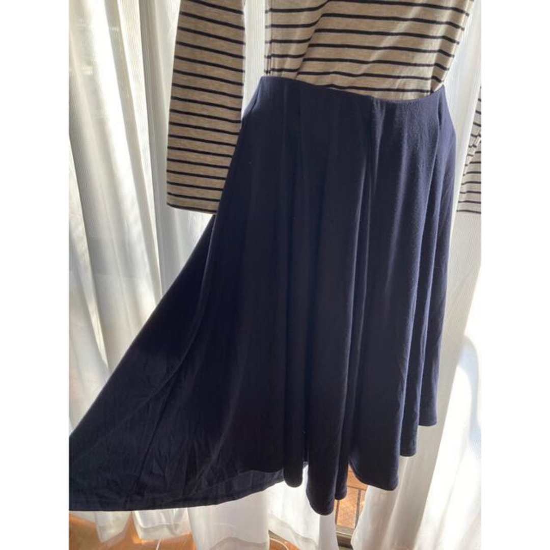 FELISSIMO(フェリシモ)の225.フェリシモ　紺のスカート☆ レディースのスカート(ロングスカート)の商品写真