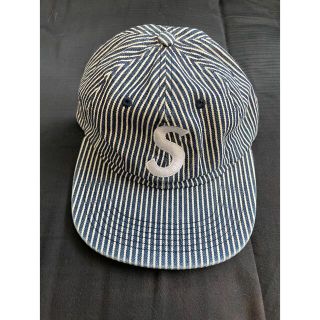 Supreme - SUPREMEWASHED DENIM S LOGO 6-PANEL CAPロゴ