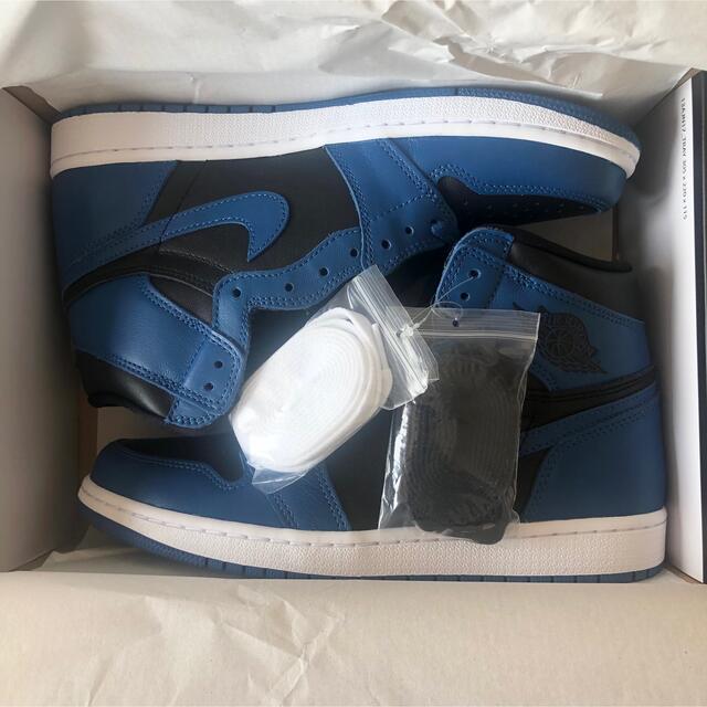 AJ1Nike Air Jordan 1 DarkMarinaBlue 27.5cm