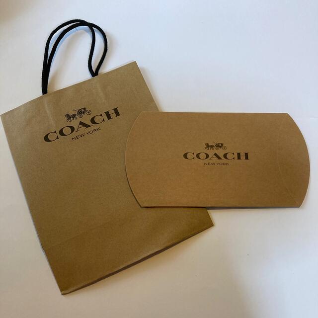 COACH(コーチ)のCOACH コーチ 小物用ギフトボックス＆ショップ袋 レディースのバッグ(ショップ袋)の商品写真