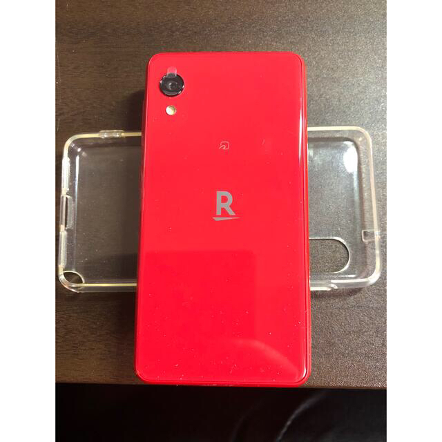 Rakuten(ラクテン)のRakuten mini c330レッド　赤　初期化済み スマホ/家電/カメラのスマートフォン/携帯電話(スマートフォン本体)の商品写真