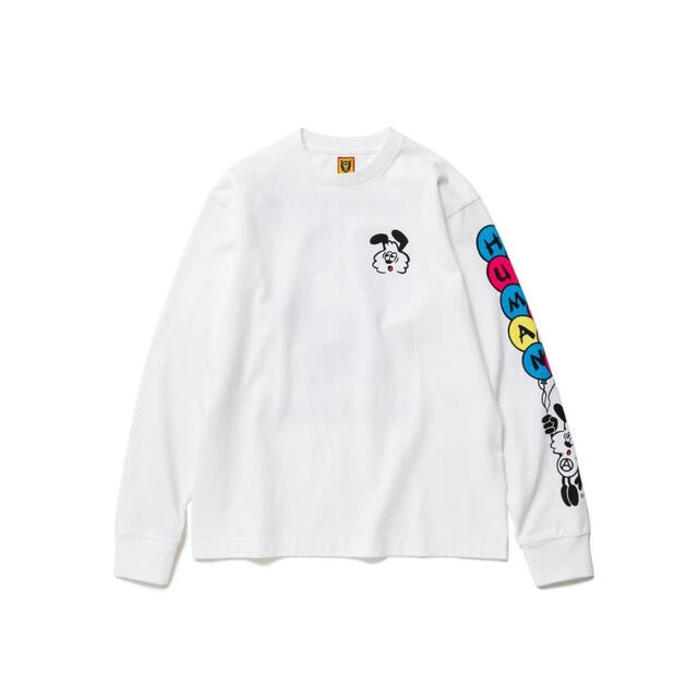 VICK LONG SLEEVE T-SHIRT 白(XL) - Tシャツ/カットソー(七分/長袖)