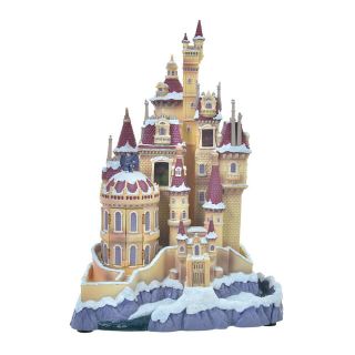 ビジョトヤジュウ(美女と野獣)の美女と野獣 フィギュア 城 Disney Castle Collection(キャラクターグッズ)