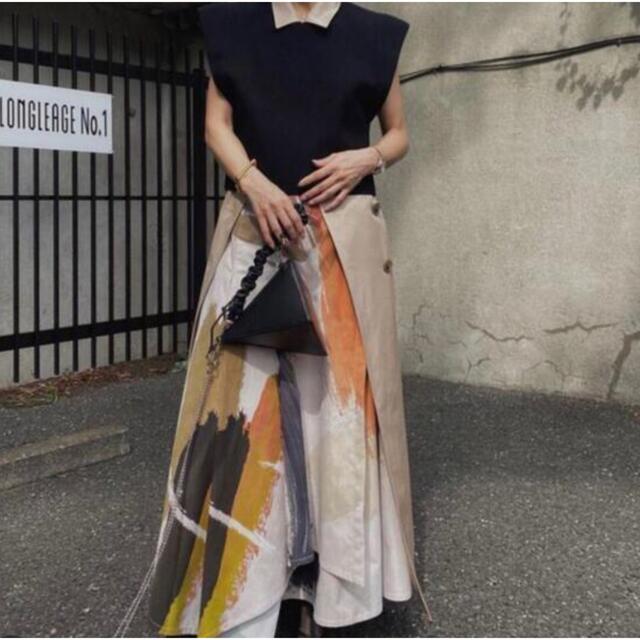 ロングスカート値下げ未使用に近いAMERI LOUISE ART SKIRT