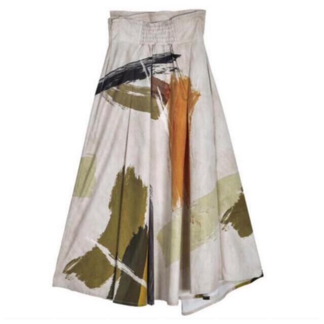 Ameri VINTAGE(アメリヴィンテージ)の値下げ未使用に近いAMERI LOUISE ART SKIRT レディースのスカート(ロングスカート)の商品写真