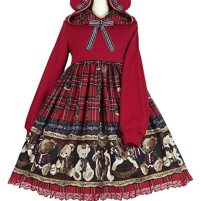 Angelic Pretty British Bear カットワンピース 新品 - ひざ丈ワンピース